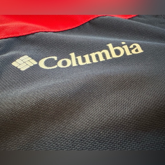 PRE-OWNED/LIKE NEW MENS COLUMBIA INTERCHANGE OMNI-TECH JACKET RED/BLUE MENS SML. - Picture 12 of 12